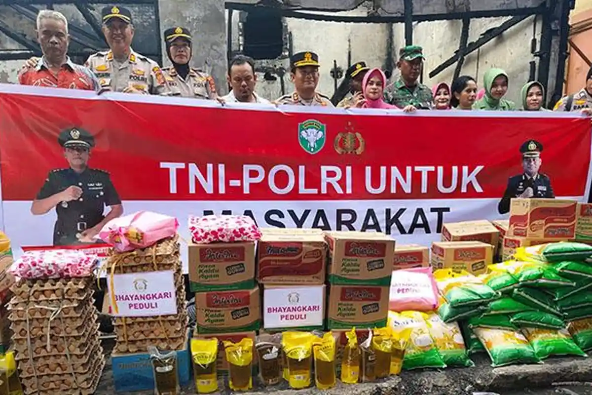 Polres Aceh Tenggara dan Kodim Bantu Korban Kebakaran di Gaya Jaya dan Lawe Rutung 