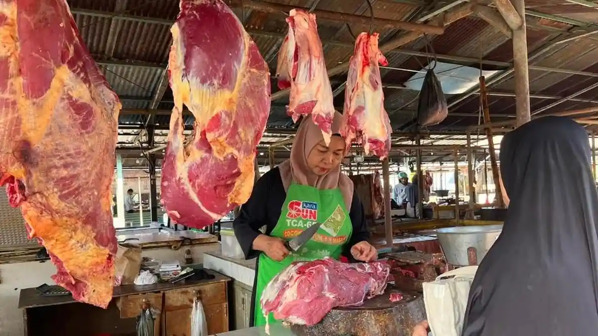 Harga Daging Sapi Terpantau Rp 120 Ribu per Kg, Pedagang di Kediri Waspadai Dampak Pelemahan Rupiah