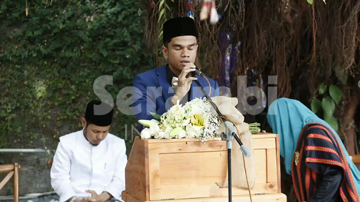 Muzammil Hasballah Lantunkan Ayat Suci Alquran pada Akad Nikah Putri Gubernur Aceh