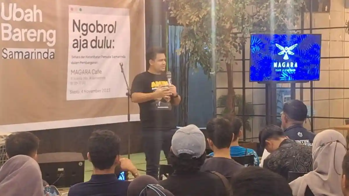 Putra Anies Baswedan Gelar Diskusi di Samarinda, Mikail Azizi Baswedan Tangkap Keresahan Pemuda