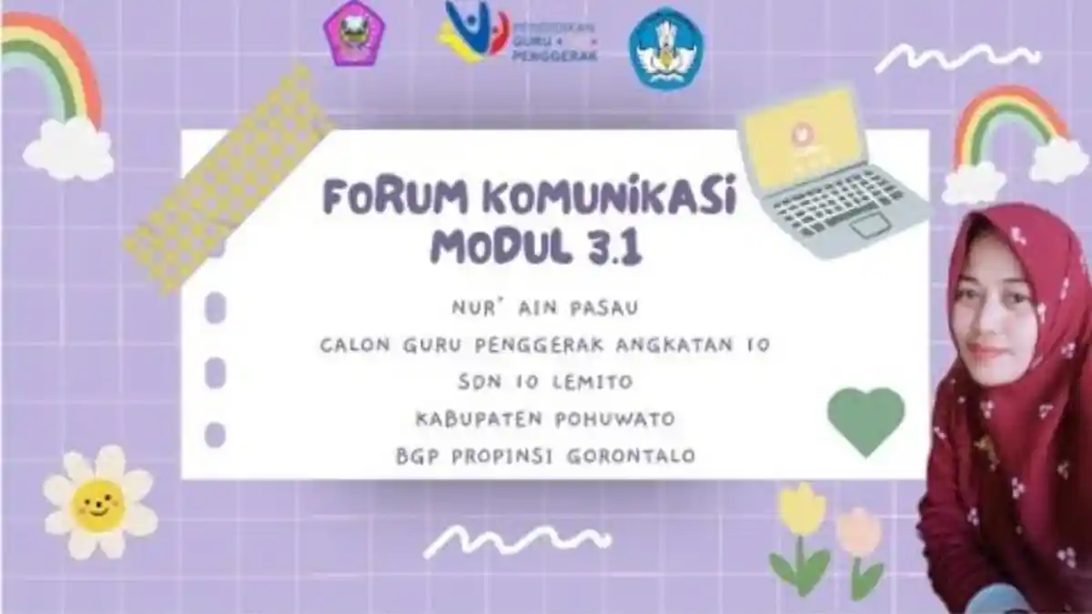 Contoh Forum Komunikasi Fasilitator dan Peserta, Modul 3.1 Pendidikan Guru Penggerak