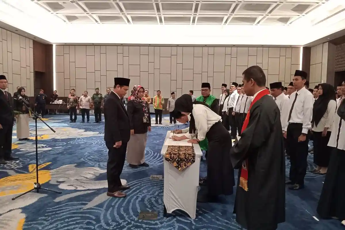 201 PPS Kota Bengkulu Dilantik, Langsung Bertugas Pemetaan TPS untuk Pilkada 2024