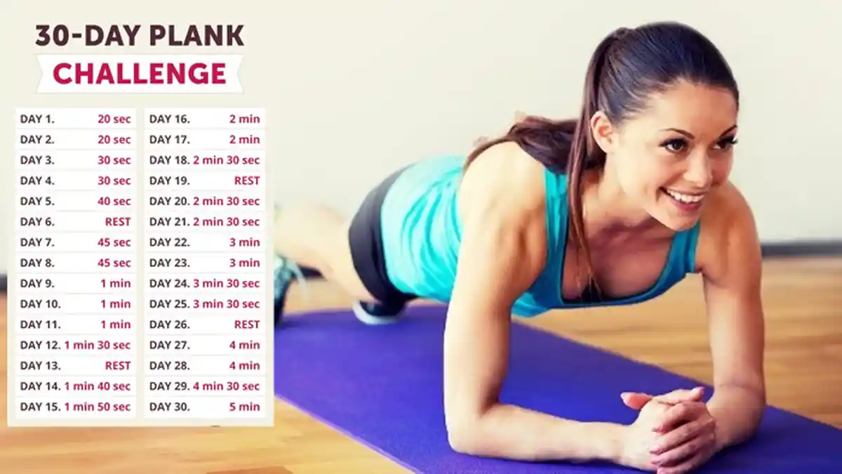 Latihan Plank - Lakukan Tantangan 30 Hari! Punya Perut Rata Bukan Hanya Mimpi!
