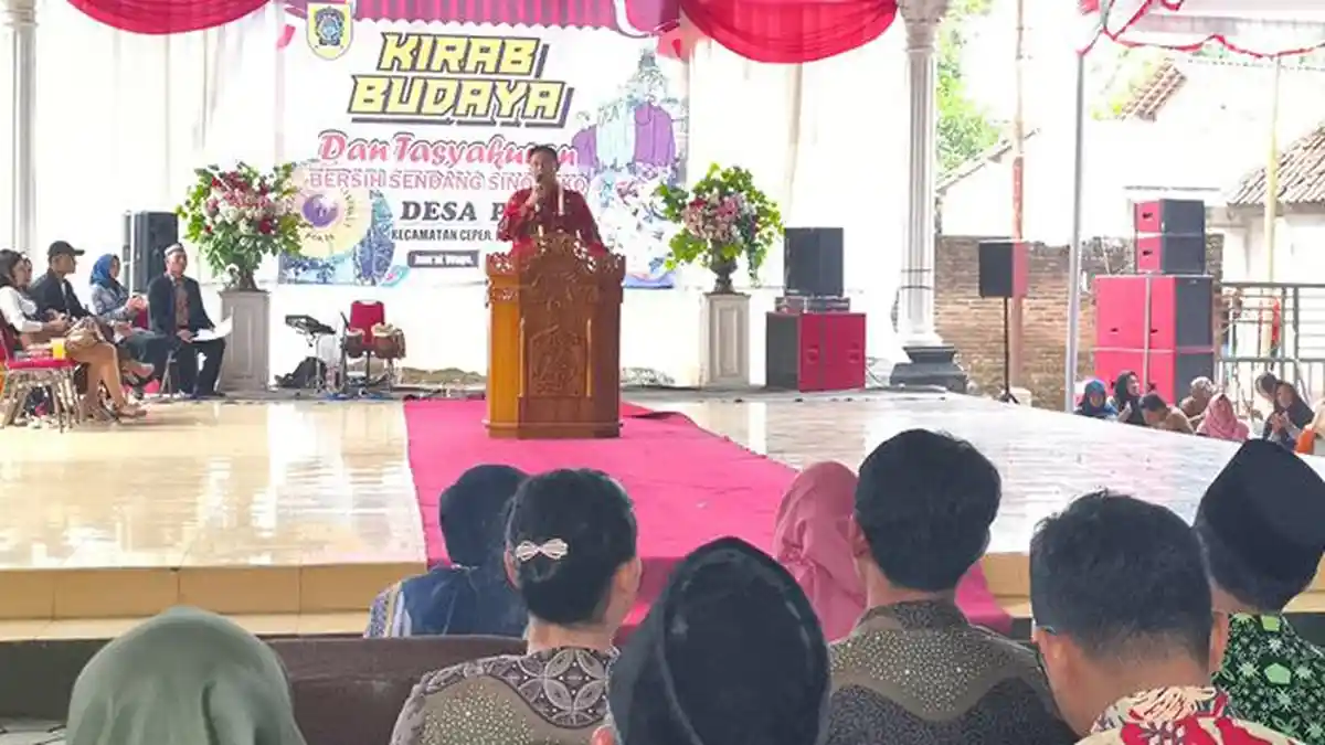 Bupati Klaten Hamenang Hadiri Bersih Sendang Desa Pokak, Minta Warga Lestarikan Tradisi