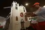 Replika Gereja Hati Kudus Yesus Jalan Kayu Tangan Malang