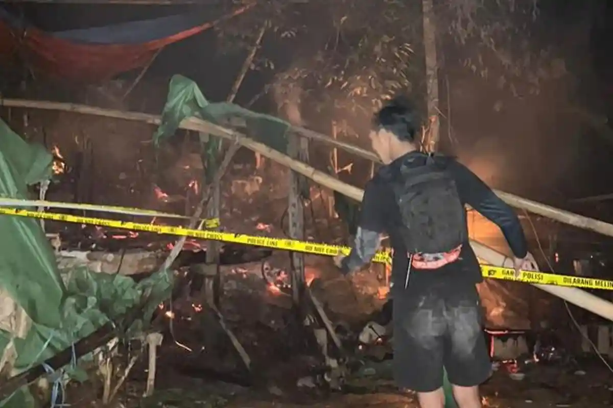 9 Lubang PETI di Tobongon Boltim Dipasang Garis Polisi, Aktivitas Pertambangan Terhenti