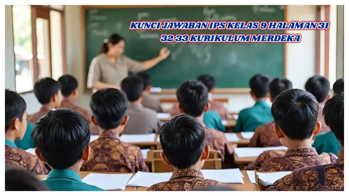 Kunci Jawaban Lembar Aktivitas 3 IPS Kelas 9 Halaman 31-33 Kurikulum Merdeka