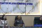 Kanwil Kemenkum Sumut Ikuti Pembekalan Virtual Purnabakti dari Sekjen Kemenkum RI