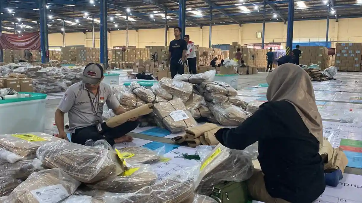 Duh! Ribuan Surat Suara Pilbup Bogor 2024 Nyasar ke Serang
