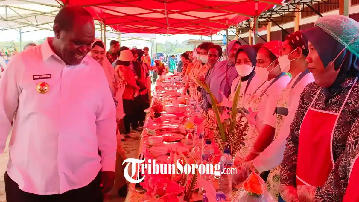 Bupati Sorong Apresiasi Lomba Menu Lokal: “Enak, Sehat, dan Rendah Kolesterol”