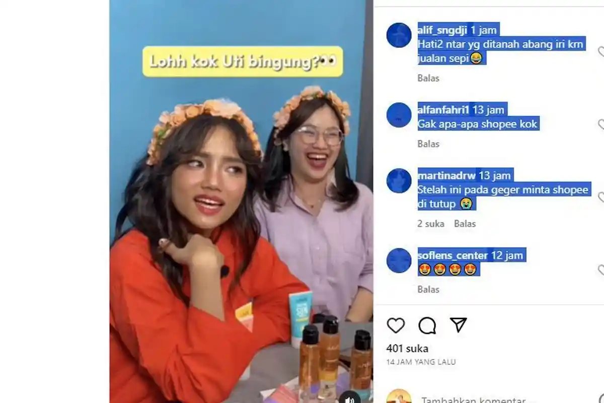 Viral Artis Naik Daun Imut Imut Fuji Bikin Geger Shopee Brand Pecah Rekor Penjualan 2 Jam Rp 2,7 M