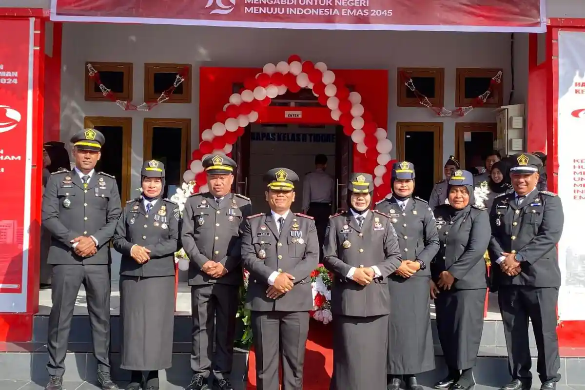 Rutan Kelas II B Soasiu dan Bapas Kelas II B Tidore Maluku Utara Gelar Upacara Hari Pengayoman Ke 79