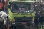 Detik-detik Gunung Sampah di Bantargebang Bekasi Longsor Timpa Kendaraan