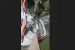 Mobil Terjun ke Jurang Sedalam 50 Meter di Desa Tangga Batu Timur, Begini Kata Saksi Mata