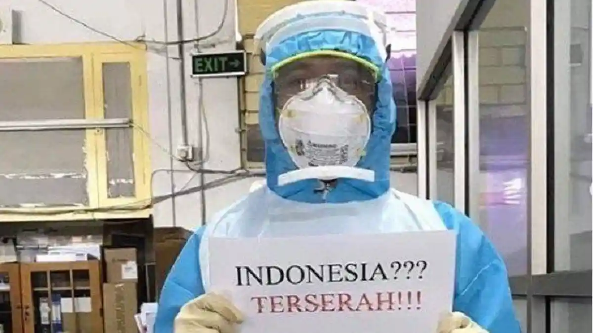 Tanggapi Tagar Indonesia Terserah, Doni Monardo: Jangan Kita Biarkan Dokter Kelelahan