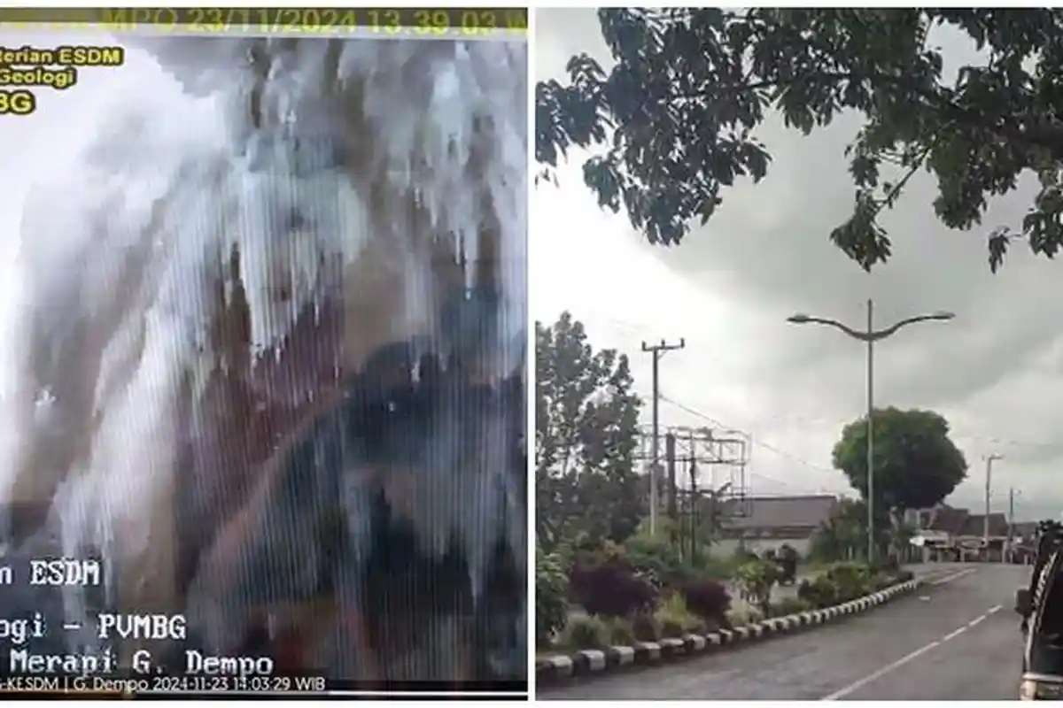 Gunung Api Dempo Erupsi,  BPBD : Tidak Ada Kepanikan di Masyarakat Pagar Alam