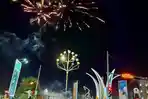 Dentuman dan Gemerlap Kembang Api Warnai Malam Idul Adha di Banda Aceh