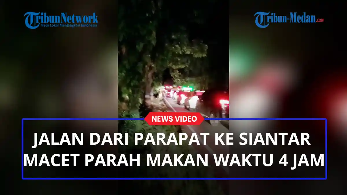 Tidak Ada Petugas, Macet Parah di Tiga Balata Simalungun ke Siantar, Pengendara Terjebak Macet 3 Jam