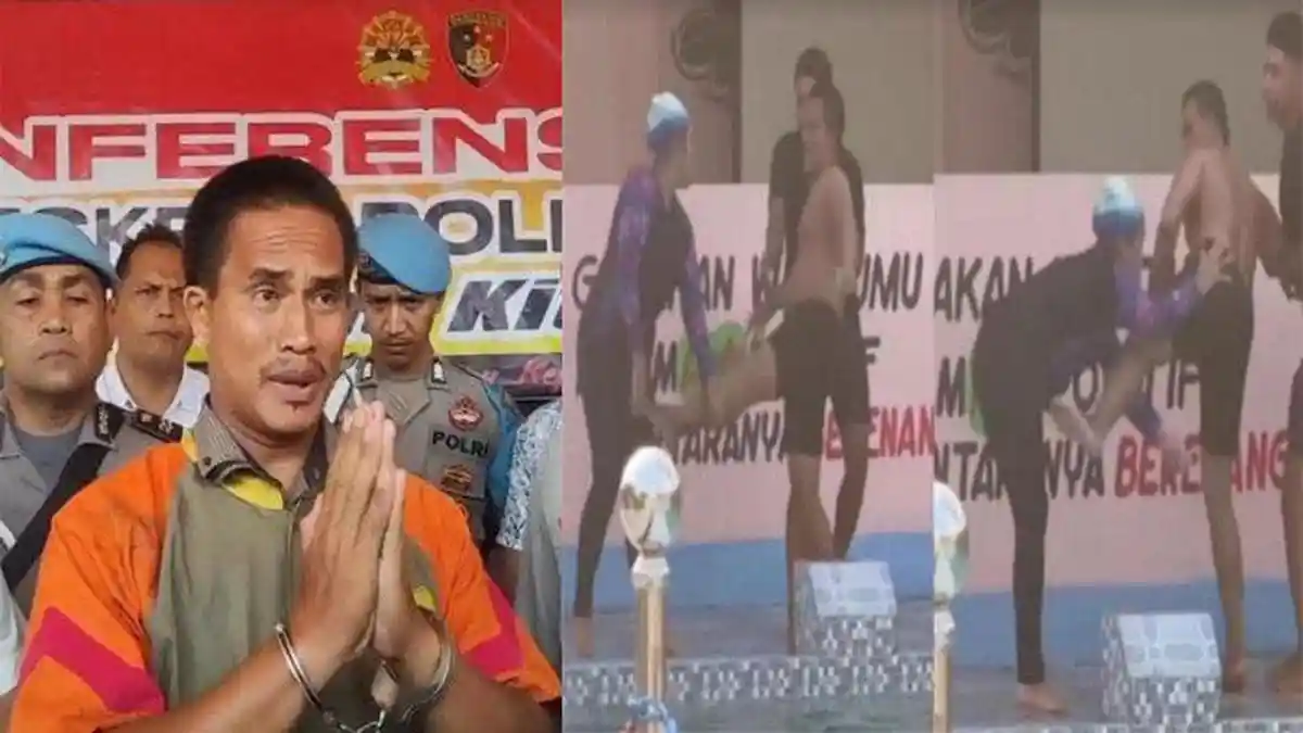 Sosok Jaimas Simaremare Pelatih Renang Tendang Alat Vital Guru Wanita Sampai Luka, Motifnya Terkuak
