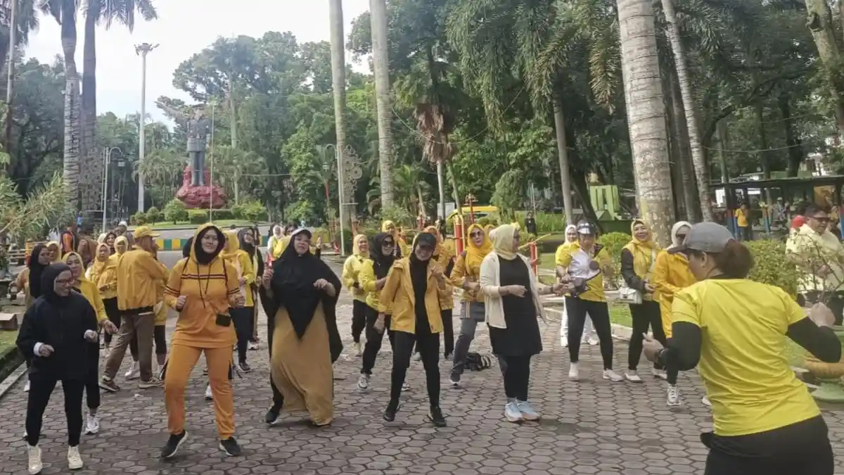 KPPG Sumut Gelar Jalan Santai Ceria, Perkuat Soliditas Kader Golkar Jelang Pemilu 2024