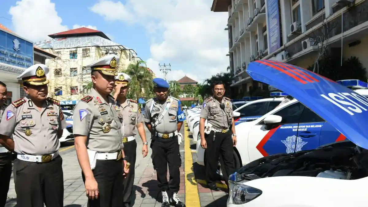 Kakorlantas Cek Kesiapan Kendaraan Patwal Layani Tamu Negara Pertemuan Interpol di Bali