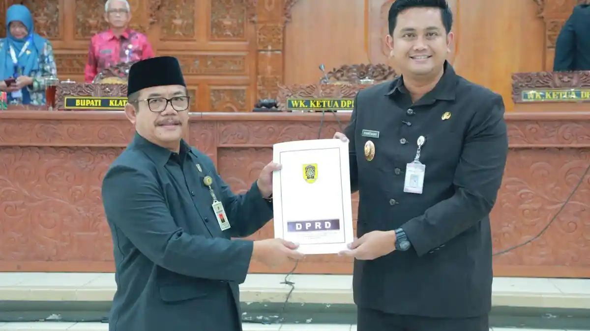 DPRD Klaten Sahkan Raperda PPKP dan Raperda RID Jadi Perda