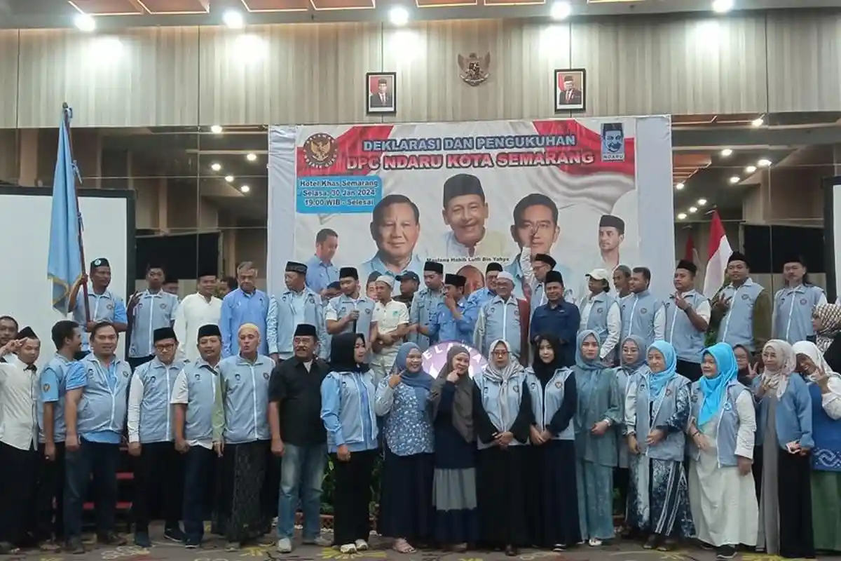 Relawan DPC Ndaru Semarang Dibentuk, Ikuti Arahan Habib Luthfi Menangkan Prabowo