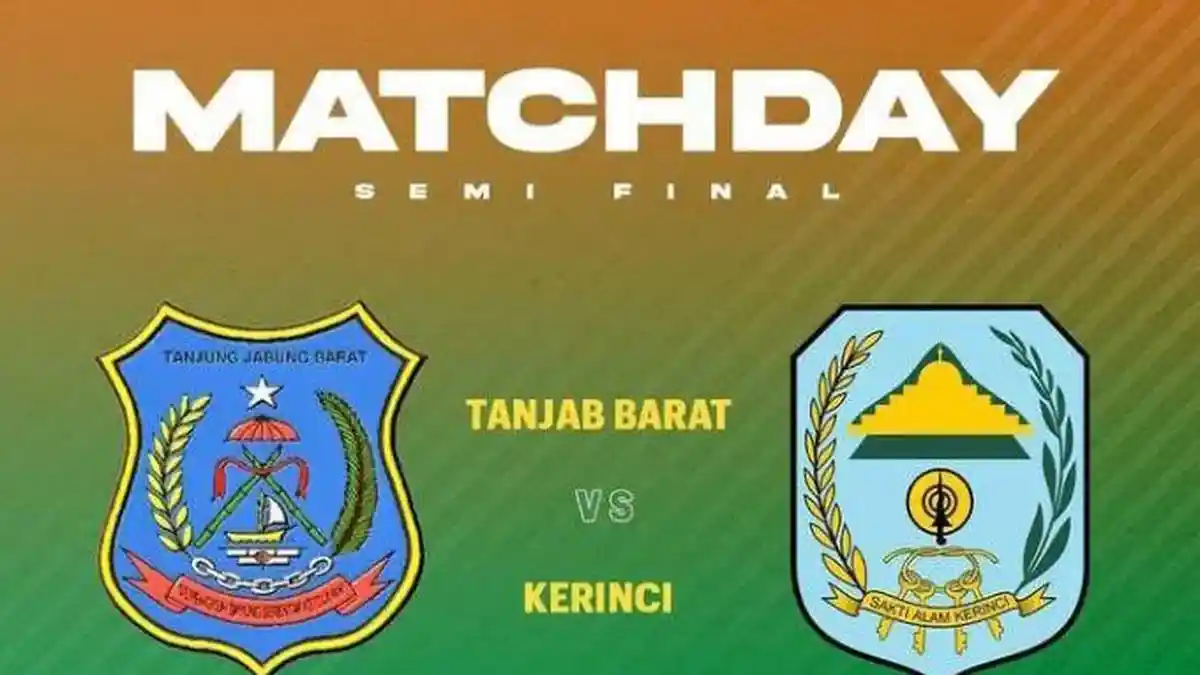 Semi Final Sepakbola Porprov Jambi, Tanjabbar vs Kerinci
