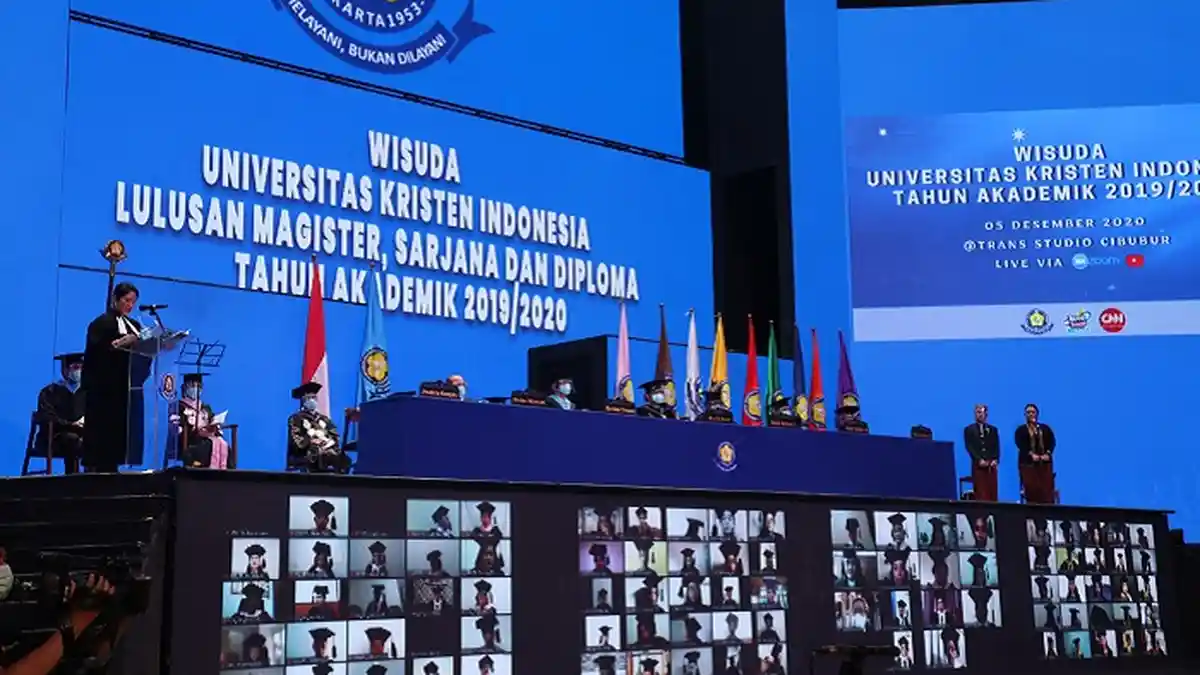Wisuda Virtual UKI, Ini Lulusan dengan IPK Tertinggi, Yayasan UKI Komitmen Naikkan Dana Beasiswa