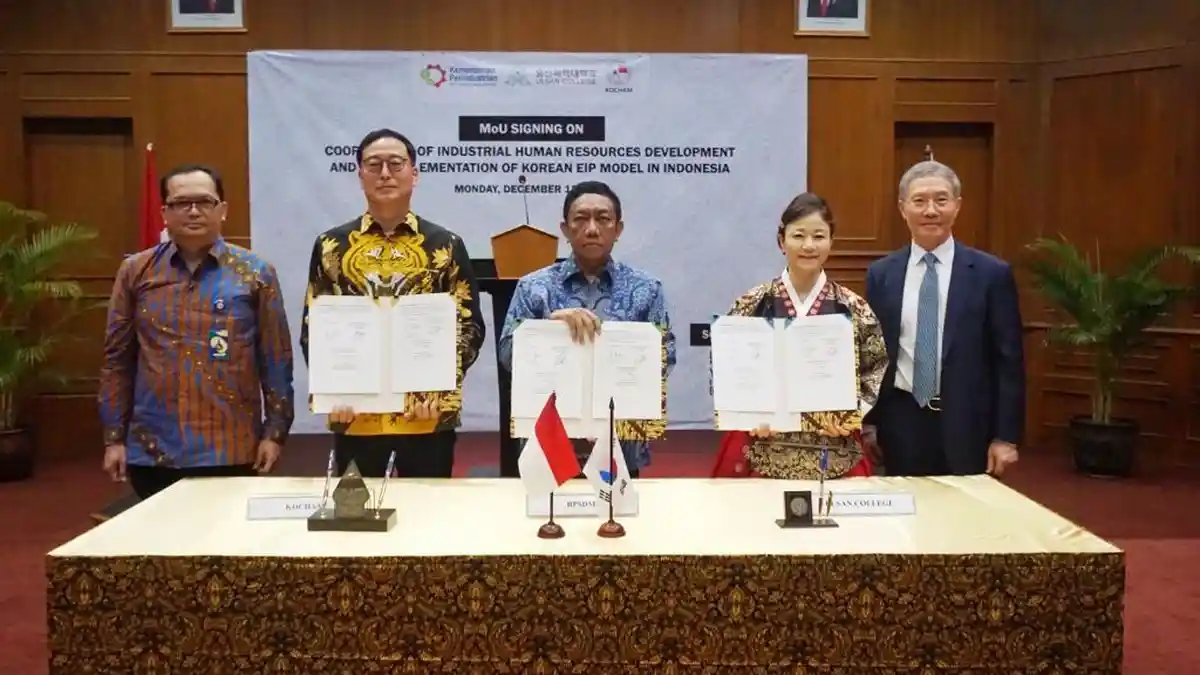Kemenperin dan Korsel Kerja Sama Kembangkan SDM Industri