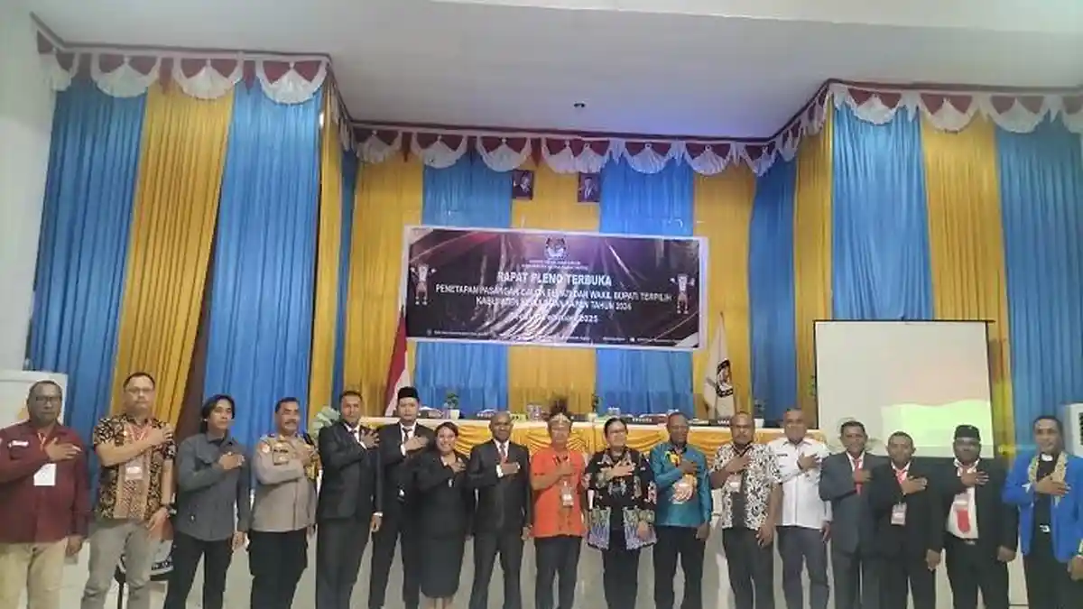 Hari Ini, KPU Serahkan SK Penetapan Bupati dan Wakil Bupati Terpilih ke DPRK Yapen