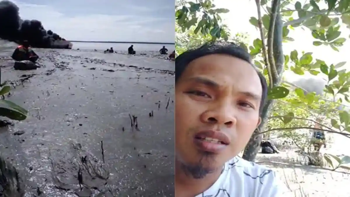 Beredar Video Penumpang Selamat Speedboat Terbakar di Perairan Sekatak: Alhamdulillah