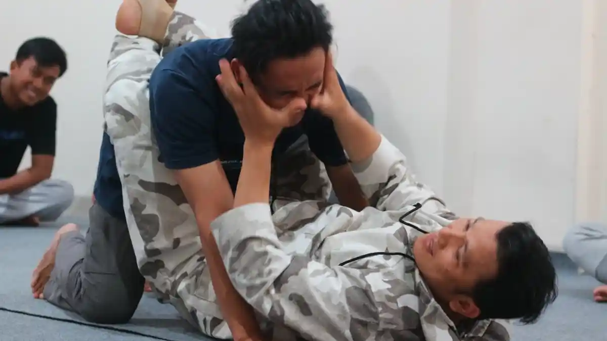 FOTO: Moslem Tactical Defence, Beladiri Praktis Gagasan Anak Jambi
