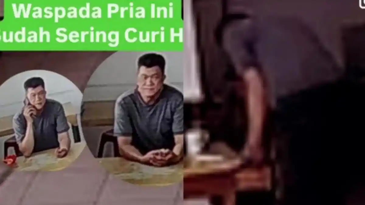 Viral Rekaman CCTV Pria Curi 2 HP dari Warung Jalan Pelita Medan, Pelaku Diduga Sering Beraksi