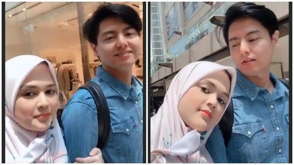 Cut Meyriska dan Roger Danuarta Tersipu Saat Terciduk Bermesraan di Tempat Umum