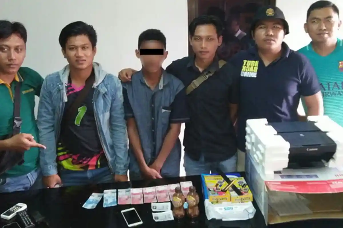 Pelajar Kaltim Cetak Uang Palsu di Indekos, Begini Pola Produksinya