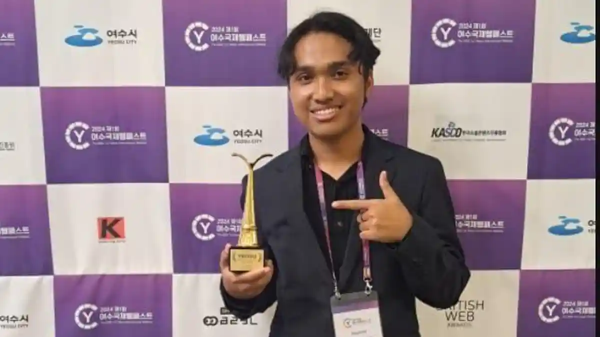 Menunggu Dijemput, Film Karya Mahasiswa KPI FDK UIN Walisongo Raih Penghargaan di Korea