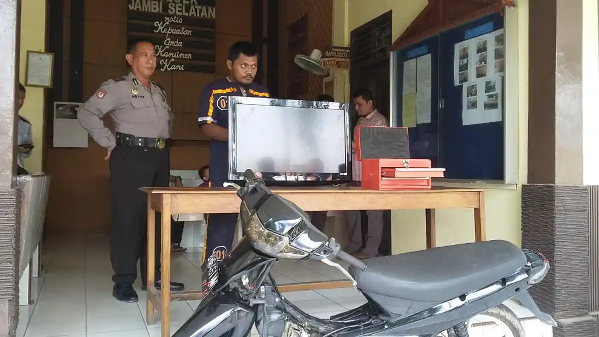 Aksi Pencurian Terekam CCTV, Kini Birong Mendekam di Bui