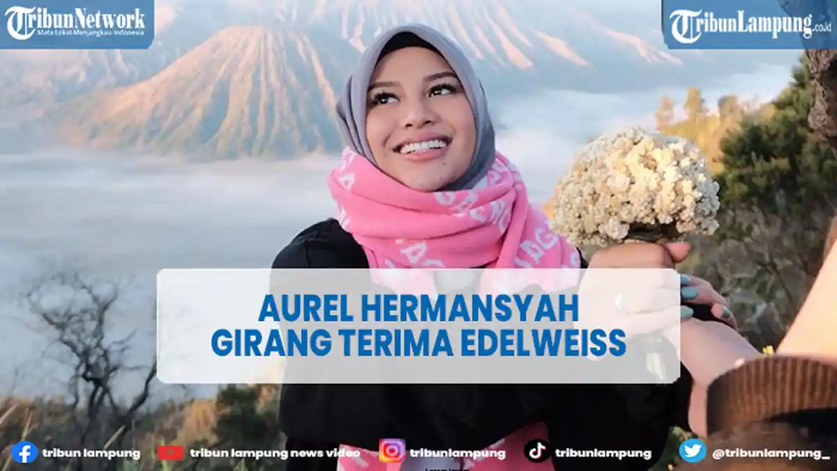 Aurel Hermansyah Girang Terima Bunga Edelweiss dari Atta Halilintar