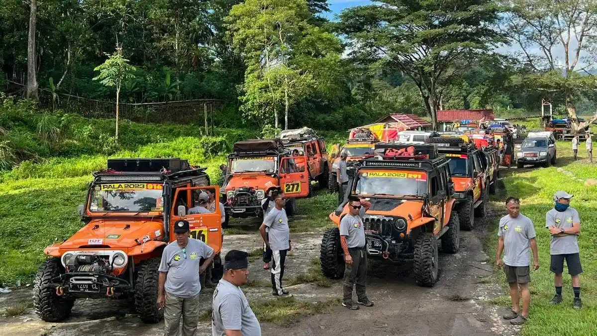Peserta Indonesia Offroad Expedition 2023 PALA Sukses Finis