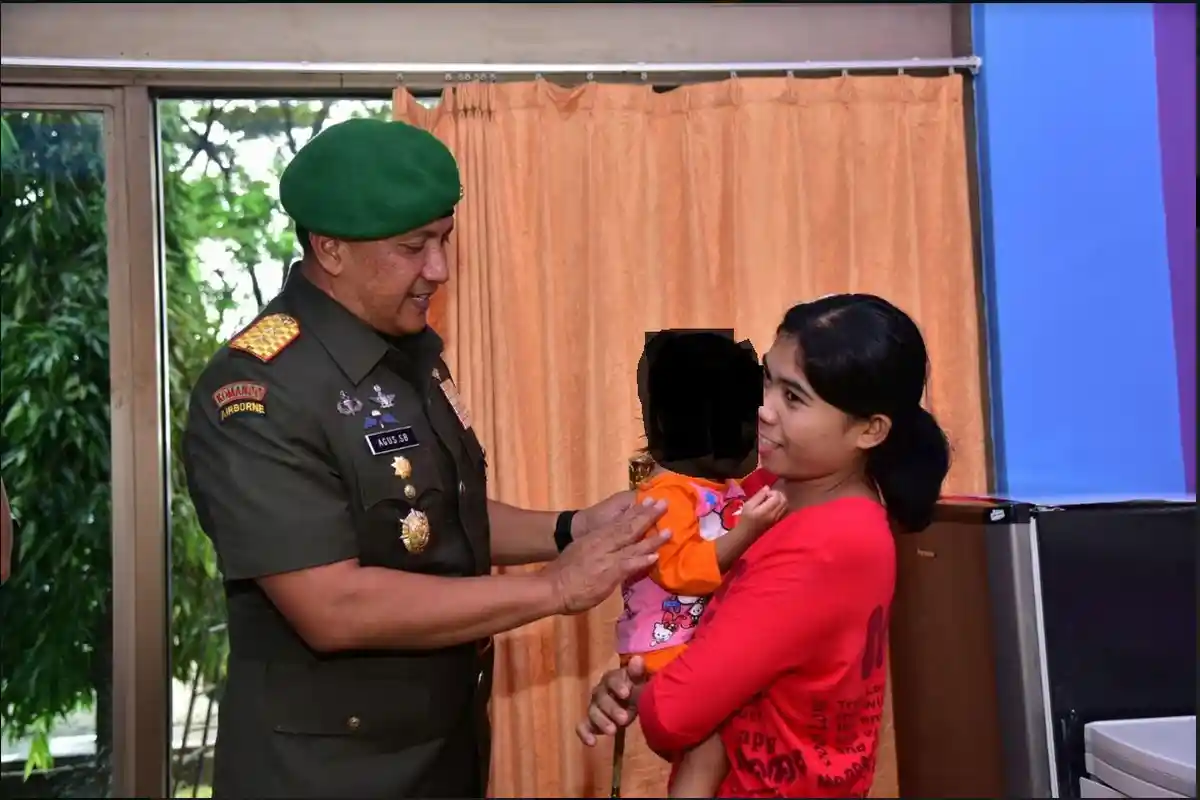 Pangdam Tanggung Biaya Operasi Bocah Penderita Tumor Mata dari Polman
