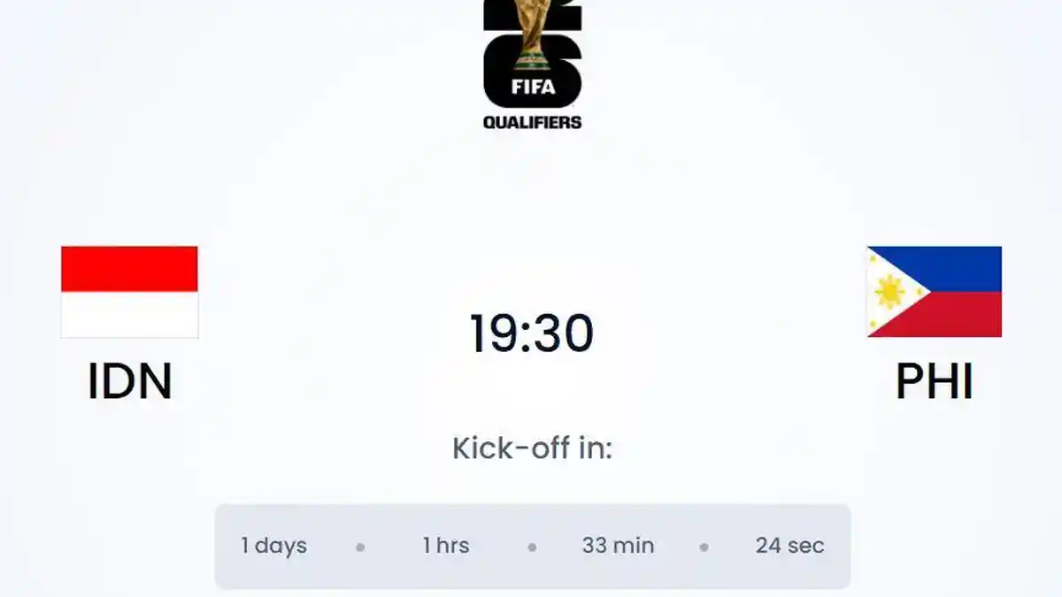 INDONESIA VS FILIPINA: Info Siaran Langsung Channel TV dan Live Streaming