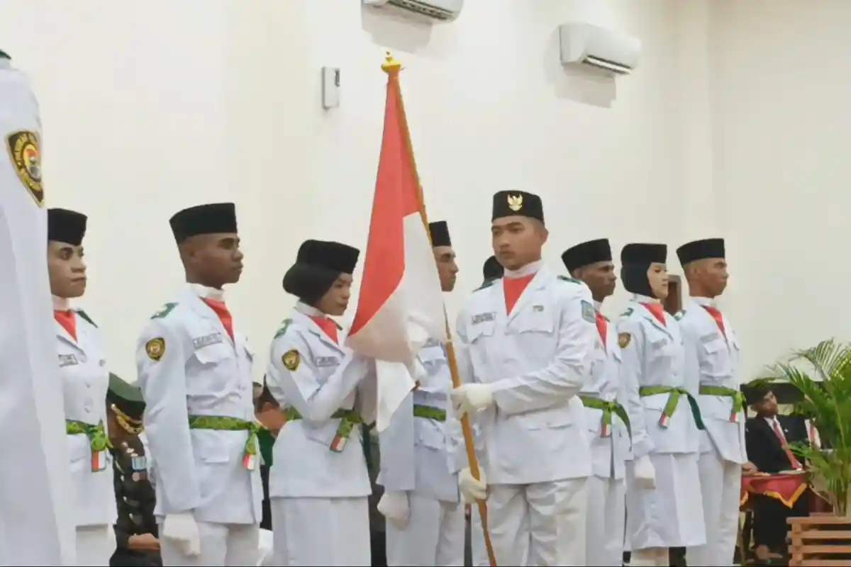 Paskibraka Papua Barat Daya Dikukuhkan, Pj Gubernur: Laksanakan Secara Sempurna