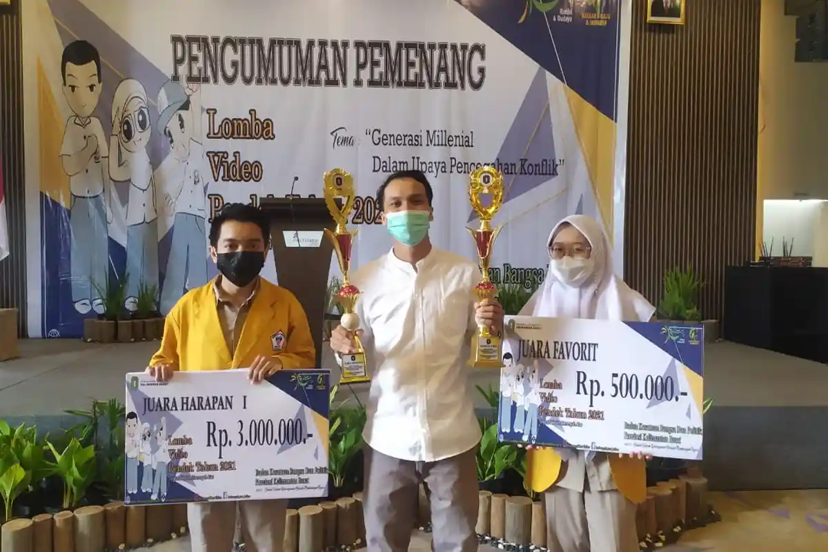 Kedau-Kedau, Karya Tim Kreatif SMK SMTI Pontianak Berhasil Mencuri Perhatian Juri Badan Kesbangpol