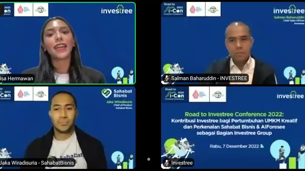 Investree Salurkan Pinjaman Rp 1,2 Triliun pada 2022, Salman Baharuddin: Mayoritas Sektor Kreatif