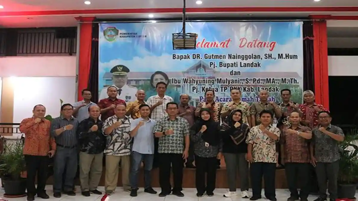 Pj Bupati Landak Sambut Kunjungan Tim Setwapres RI