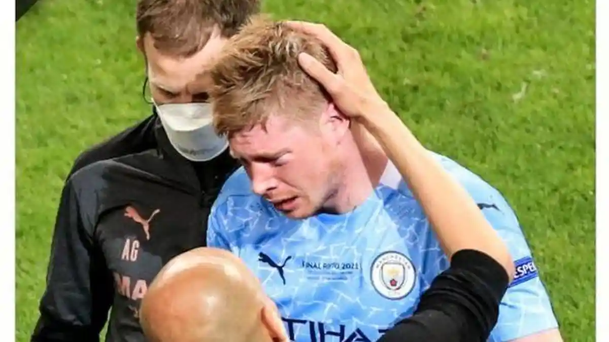 Cegatan Bahu Antonio Ruediger Bikin Tulang Hidung Kevin De Bruyne Patah