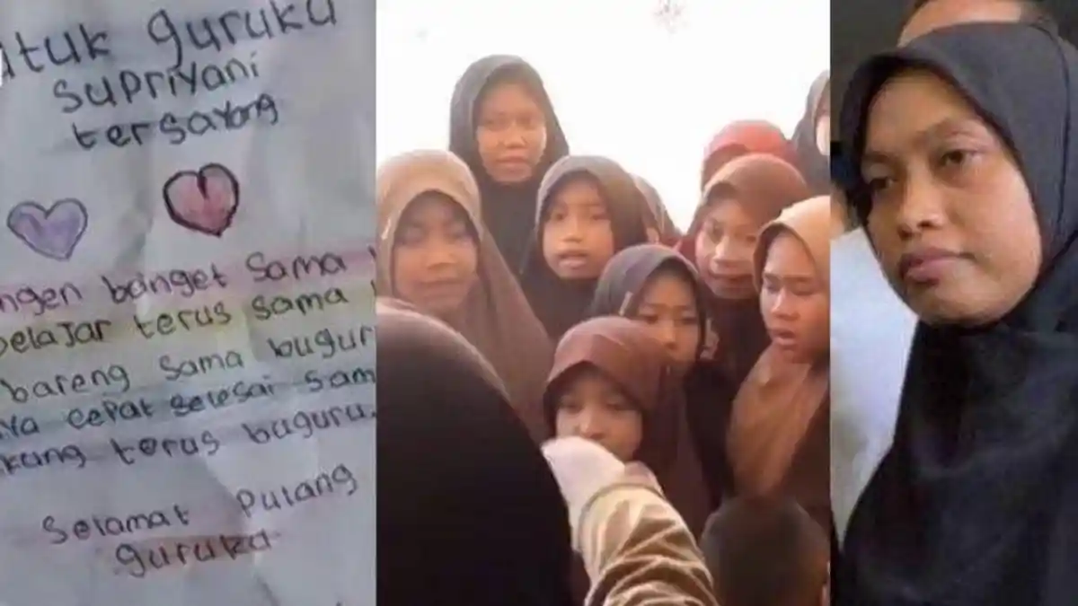 Penuh Haru saat Guru Supriyani Terima Surat dari Murid-muridnya: Kangen Banget