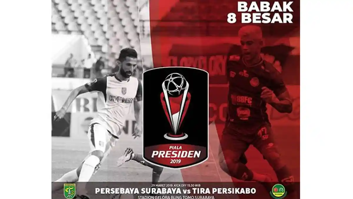Persebaya Surabaya vs PS Tira Persikabo, Link Live Streaming Indosiar dan Susunan Pemain