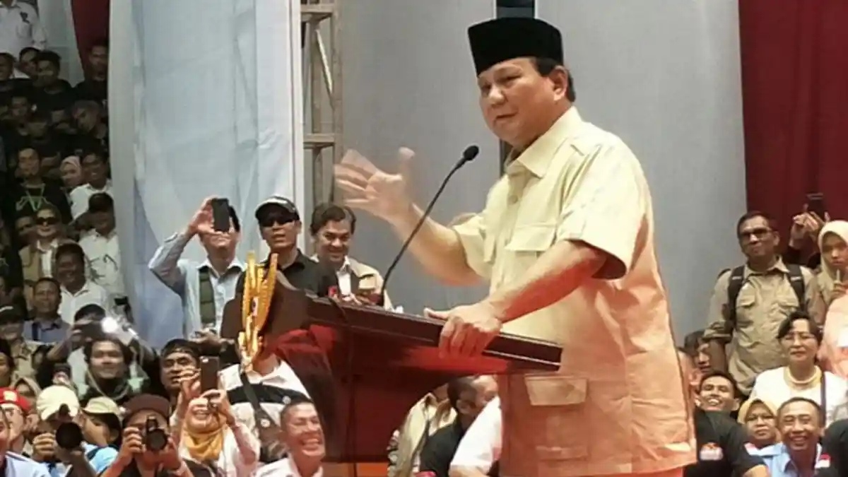Hadiri Reuni Akbar 212, Ini Isi Pidato Lengkap Prabowo di Depan Peserta Aksi